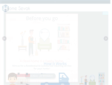 Tablet Screenshot of homesevak.com